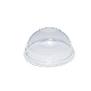 rPET Smoothie Cup Domed Lid No Hole 9OZ (Case 2000)