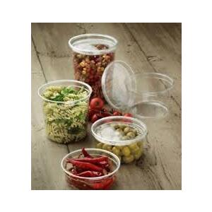 Deli Pots Lid Clear 8-16OZ (Case 1200)