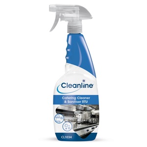 Cleanline Catering Cleaner & Saintiser 750ML (Case 6)