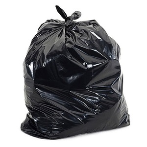 General Purpose Flat Packed Waste Refuse Sacks Heavy Duty Black 18x29x39" (Case 200)